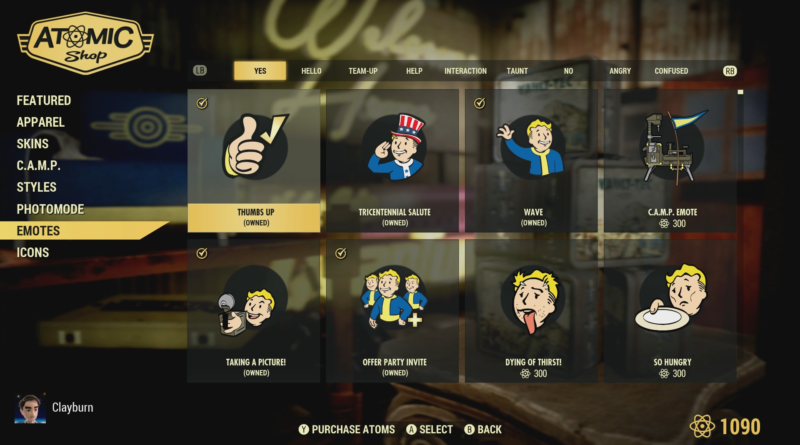 Atomic Shop, Fallout 76