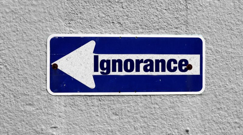 Ignorance Sign