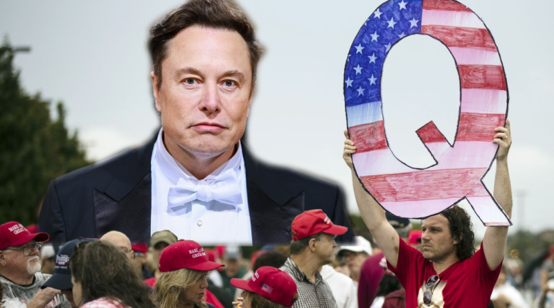 Elon Musk Q MAGA Cult